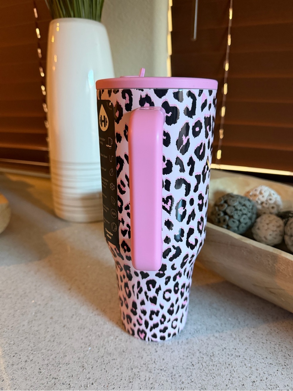 Hyrdrojug x PINK “Pink Leopard” 40oz - Picture 2 of 7